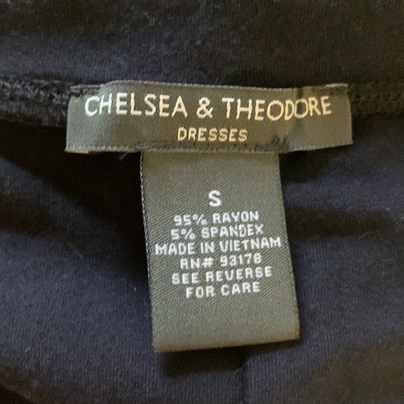 Chelsea & Theodore Dresses Women’s Navy Blue Maxi Skirt Size Small - Picture 5 of 6